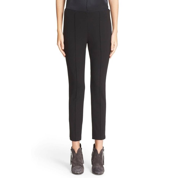 Rag & Bone Women's 6 Black Polly Crop Pants Stretch Ankle Length - Picture 1 of 7